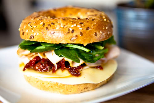 Creamy Hummus and Smoked Turkey Sandwich