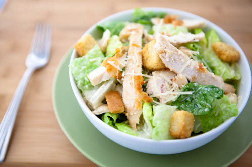 Light Chicken Caesar Salad