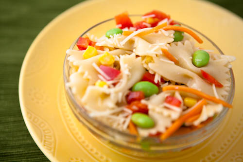 Rainbow and Butterflies Pasta Salad