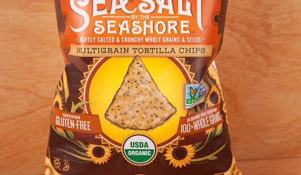 Late July brand Organic Sea Salt by the Seashore Multigrain Tortilla Chips