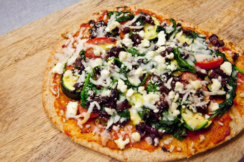 Mediterranean Flat Bread Pizza